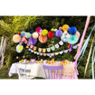Picture of BANNER HAPPY BIRTHDAY PASTEL RAINBOW 12X163CM